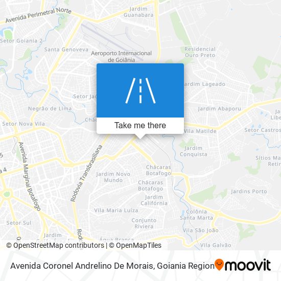 Mapa Avenida Coronel Andrelino De Morais