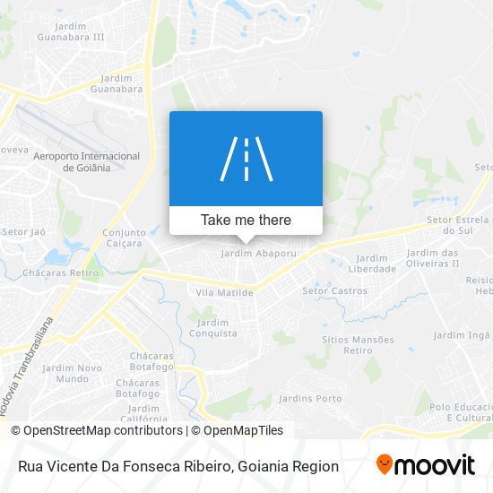 Mapa Rua Vicente Da Fonseca Ribeiro