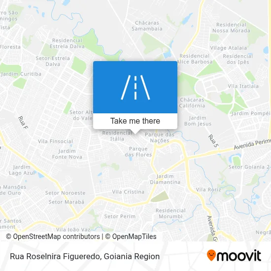 Rua Roselnira Figueredo map