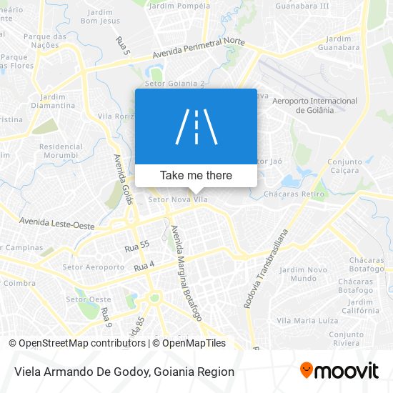 Mapa Viela Armando De Godoy