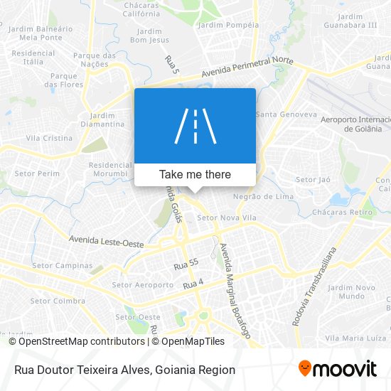 Rua Doutor Teixeira Alves map