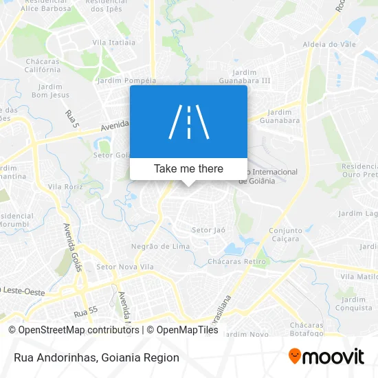 Rua Andorinhas map