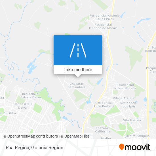 Rua Regina map
