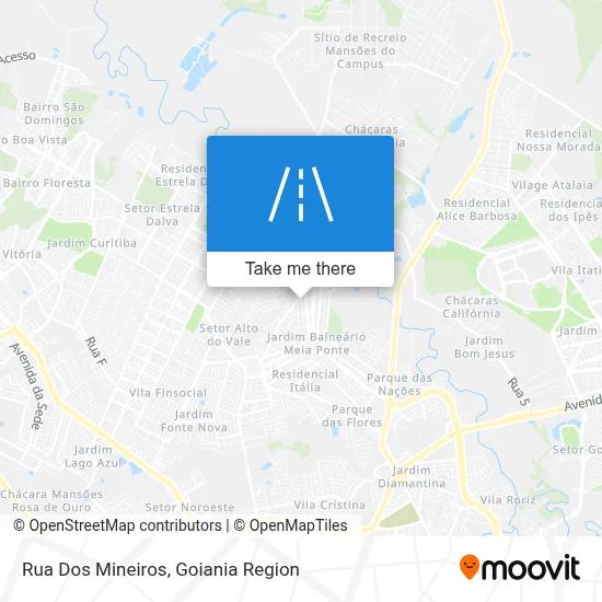 Rua Dos Mineiros map