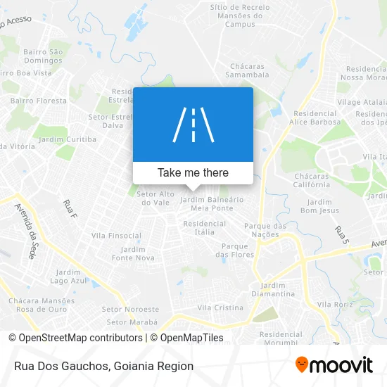Rua Dos Gauchos map