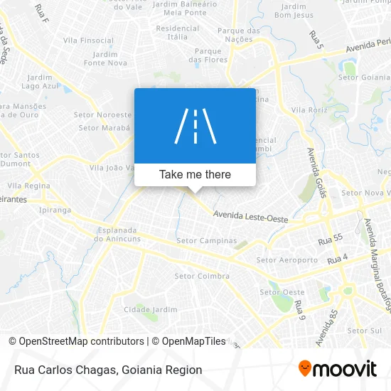 Rua Carlos Chagas map