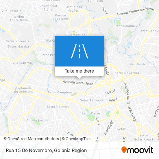 Mapa Rua 15 De Novembro