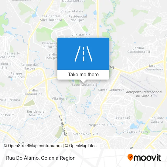 Rua Do Álamo map