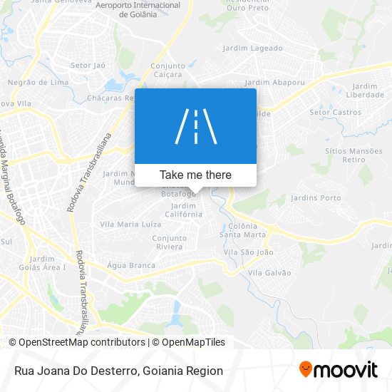 Mapa Rua Joana Do Desterro