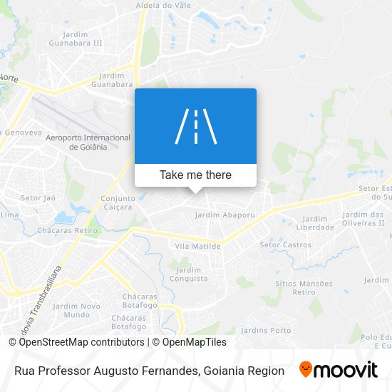 Rua Professor Augusto Fernandes map