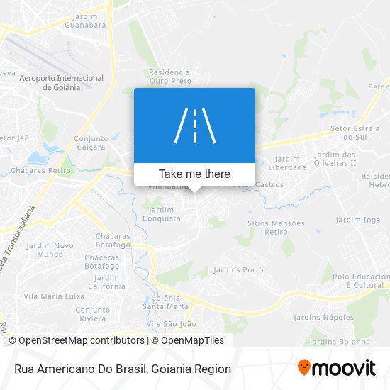 Rua Americano Do Brasil map