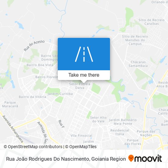 Rua João Rodrigues Do Nascimento map