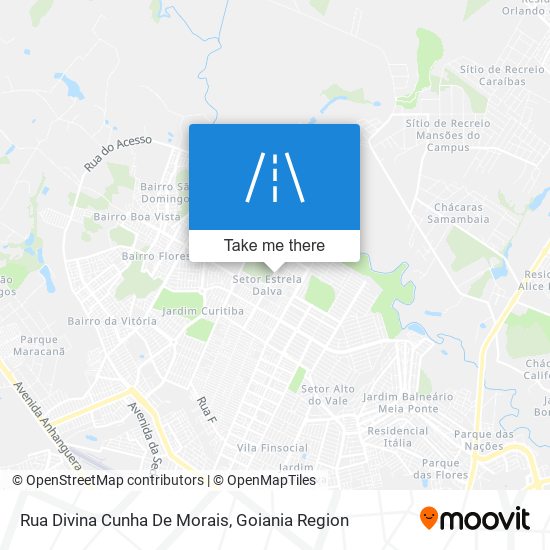 Rua Divina Cunha De Morais map