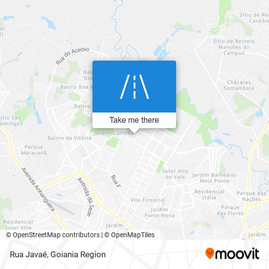 Rua Javaé map