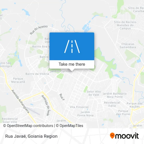 Rua Javaé map