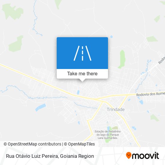 Mapa Rua Otávio Luiz Pereira