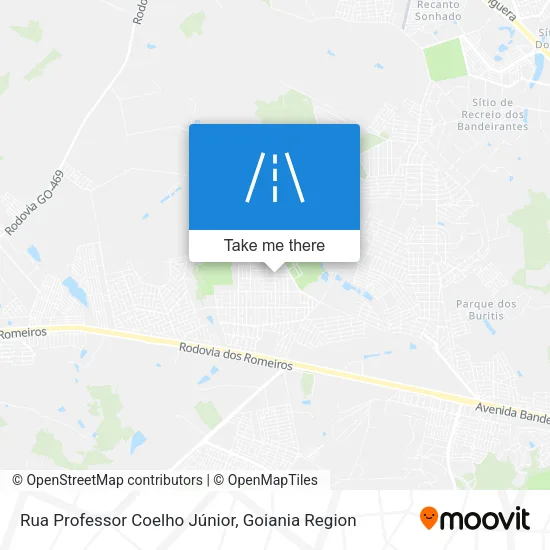 Rua Professor Coelho Júnior map
