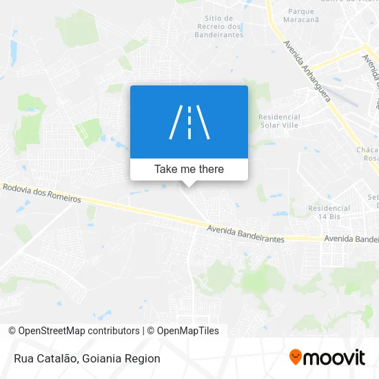 Rua Catalão map