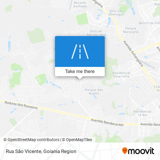 Rua São Vicente map