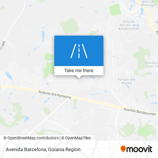 Mapa Avenida Barcelona