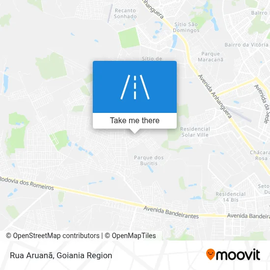 Rua Aruanã map