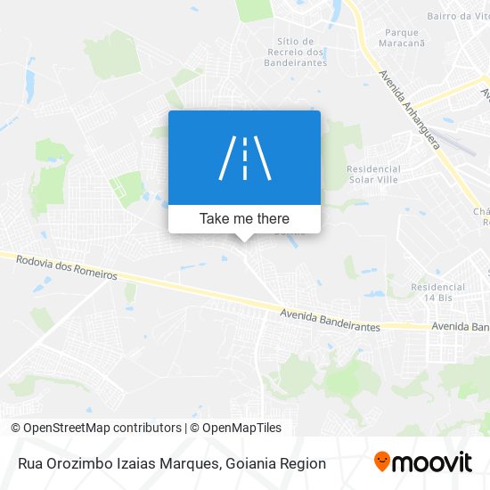 Mapa Rua Orozimbo Izaias Marques