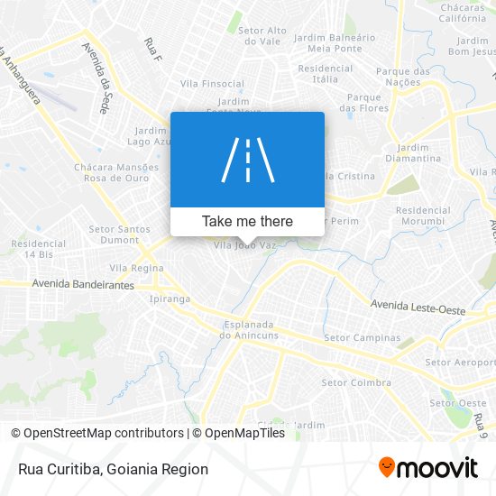 Rua Curitiba map