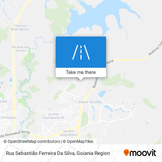 Mapa Rua Sebastião Ferreira Da Silva