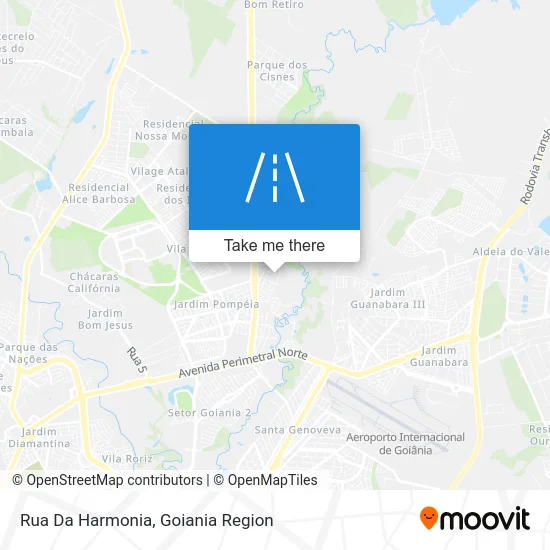 Rua Da Harmonia map