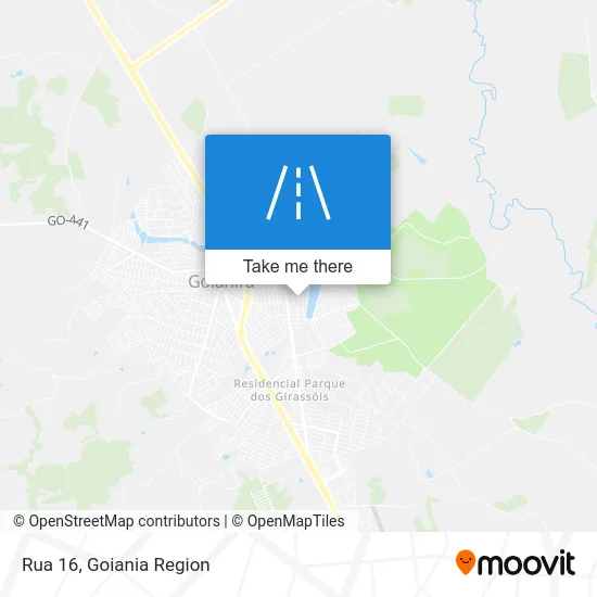 Rua 16 map