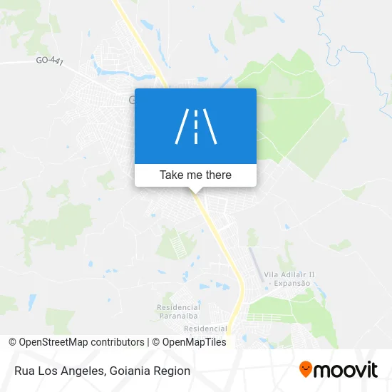 Rua Los Angeles map