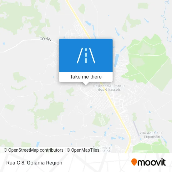 Rua C 8 map