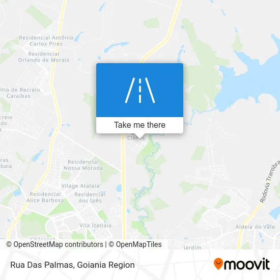 Rua Das Palmas map