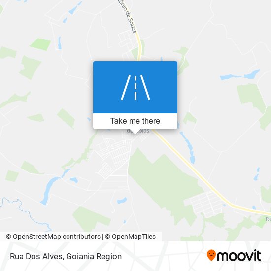 Rua Dos Alves map