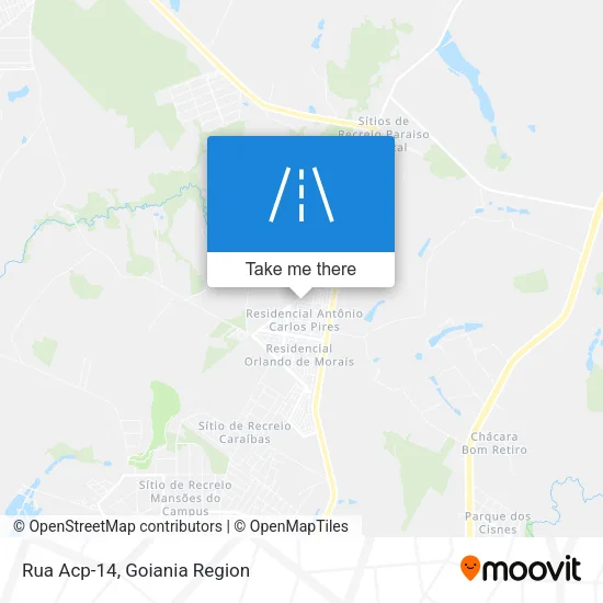 Rua Acp-14 map