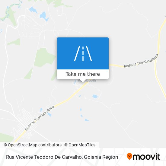 Mapa Rua Vicente Teodoro De Carvalho