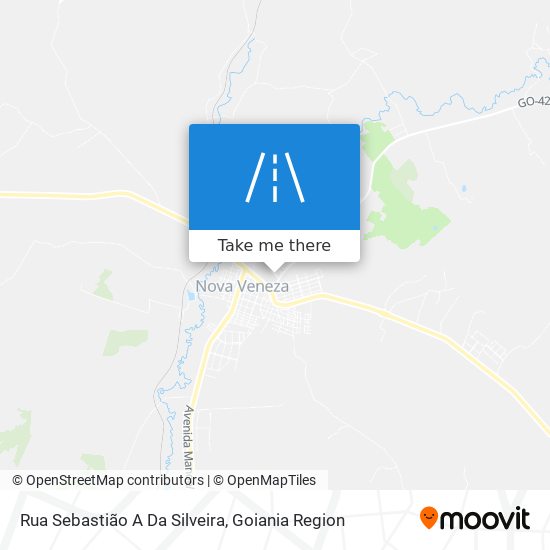 Mapa Rua Sebastião A Da Silveira