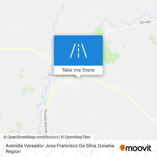 Mapa Avenida Vereador Jose Francisco Da Silva