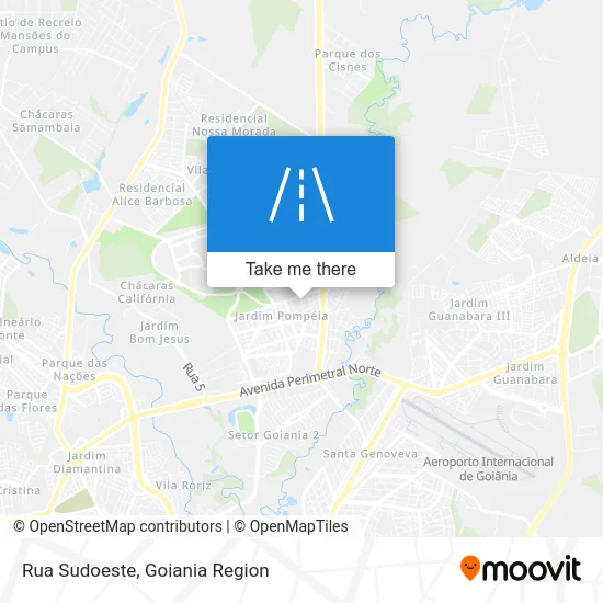 Rua Sudoeste map