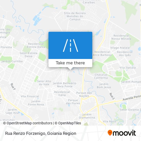 Rua Renzo Forzenigo map