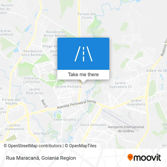 Rua Maracanã map