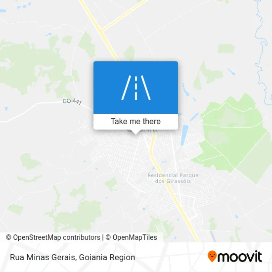 Rua Minas Gerais map