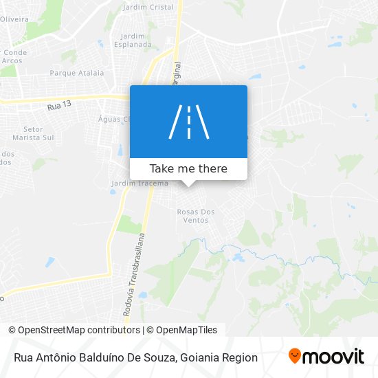 Rua Antônio Balduíno De Souza map