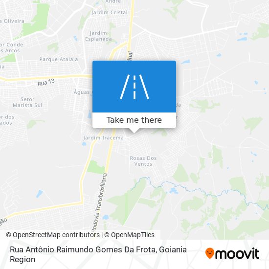 Mapa Rua Antônio Raimundo Gomes Da Frota