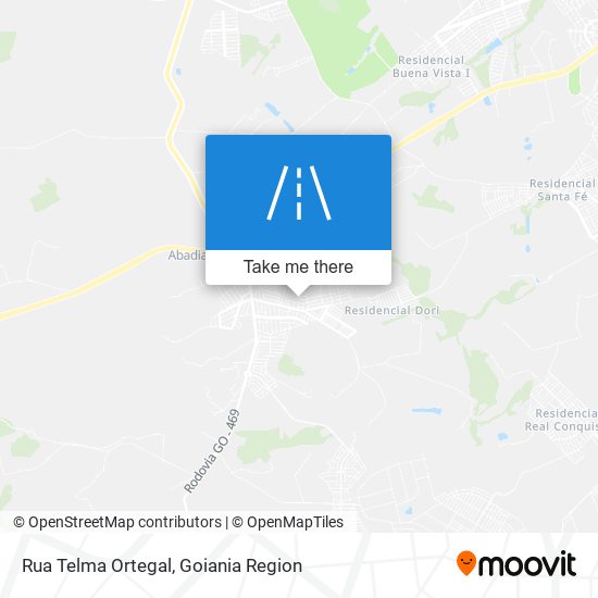 Mapa Rua Telma Ortegal