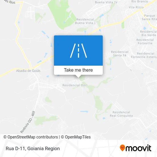 Rua D-11 map