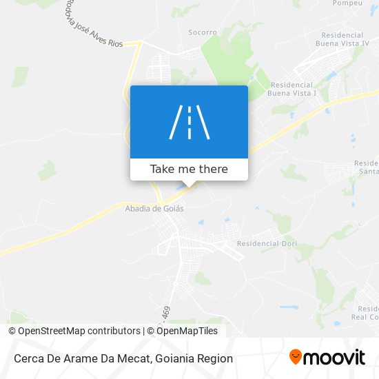 Cerca De Arame Da Mecat map