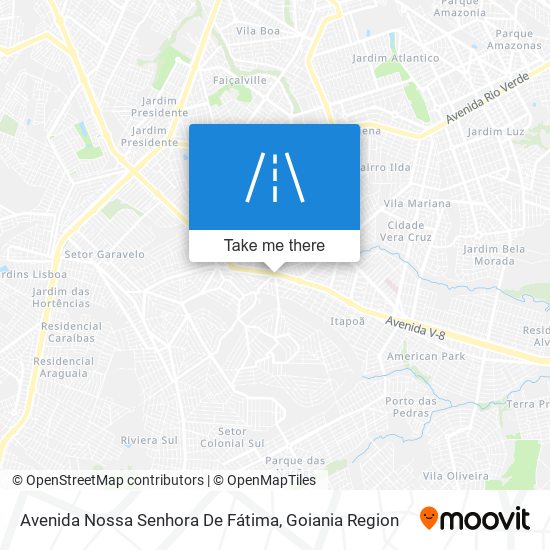 Mapa Avenida Nossa Senhora De Fátima