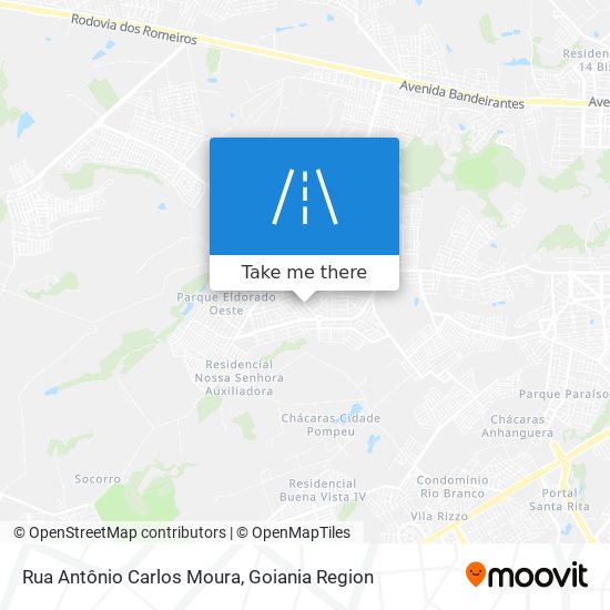 Rua Antônio Carlos Moura map