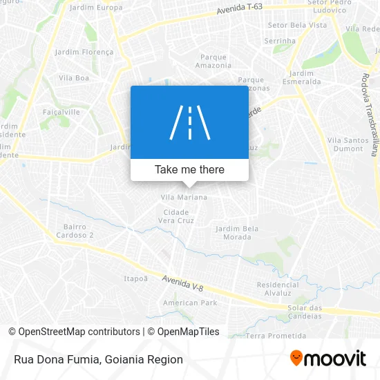 Rua Dona Fumia map
